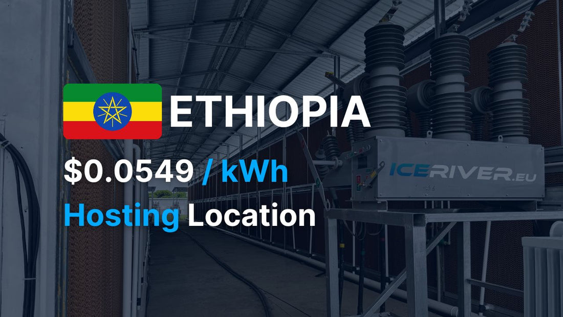 Ethiopia Crypto Mining: Affordable Hosting with IceRiver EU