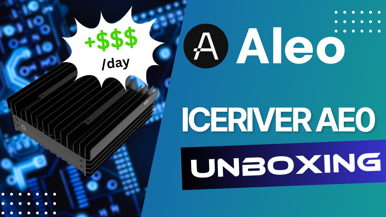 Video laden: Unboxing and reviewing video of IceRiver ALEO AE0 - 50 MH/s