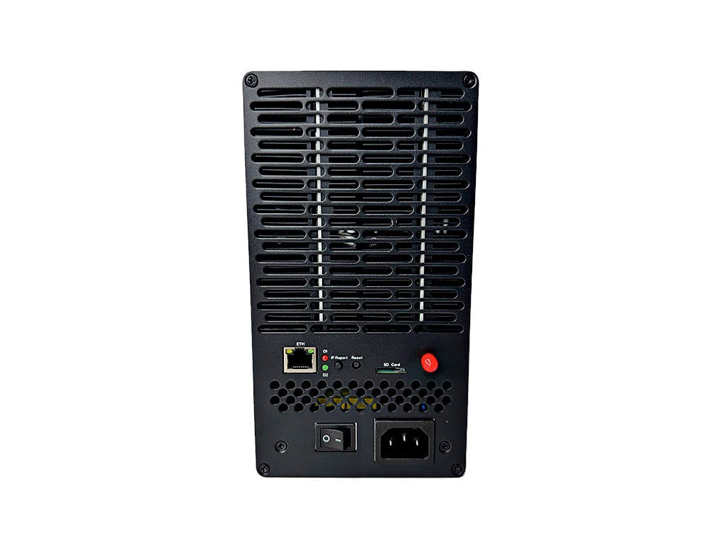 Product photo of IceRiver KS7 Lite Hosting model from back.